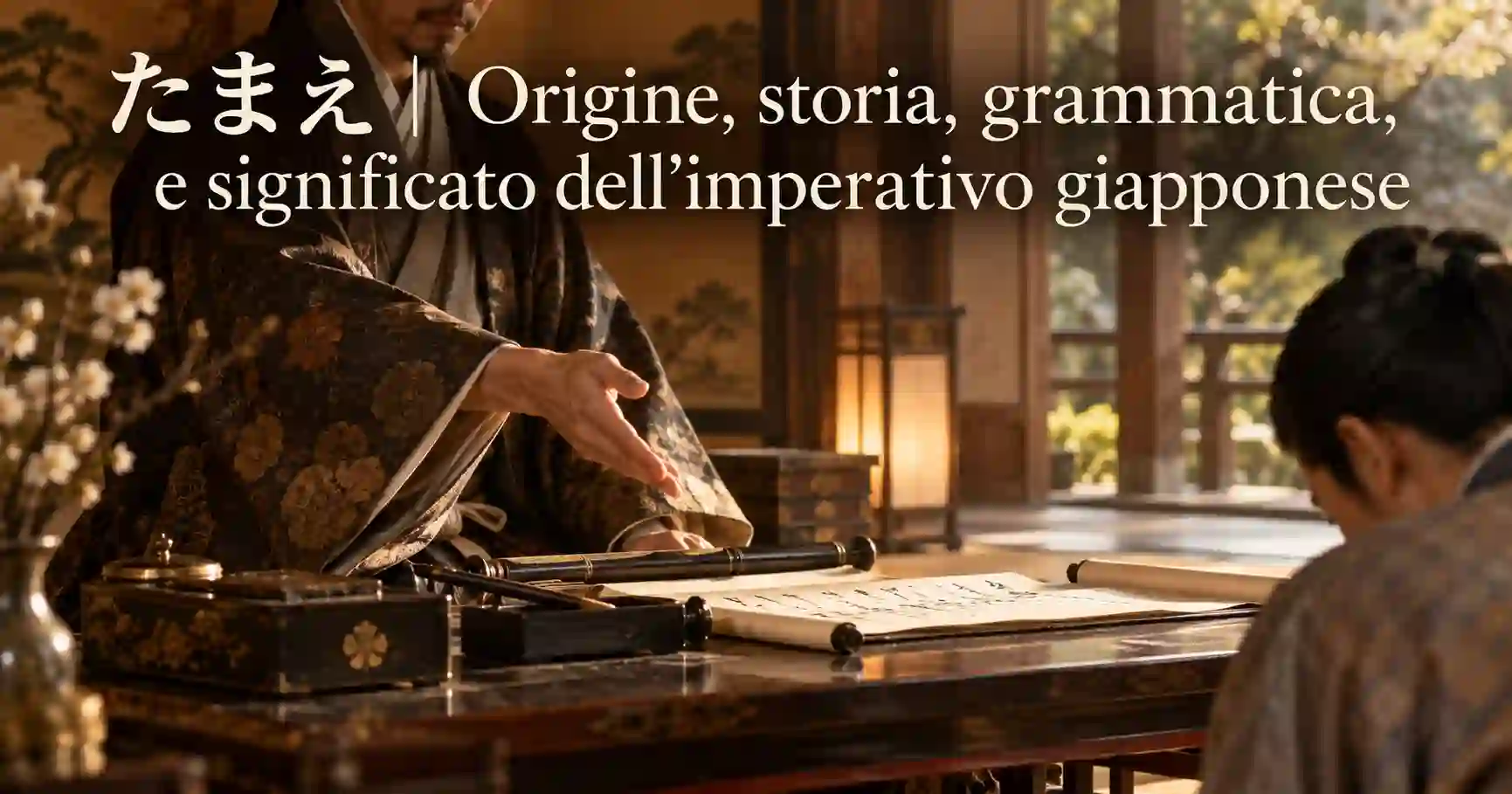 たまえ | Origine, storia, grammatica, e significato dell’imperativo giapponese